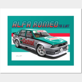 Alfa Romeo 75 Posters and Art